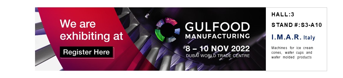GULFOOD MANUFACTURING  8- 10 NOV 2022 Hall 3  Stand S3 – A10